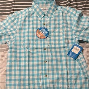 Columbia Blue Plaid Men's Shirt